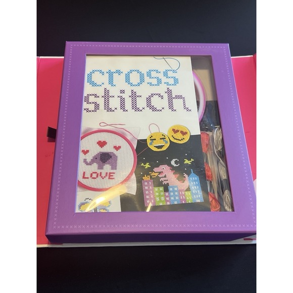 Kits for Kids Cross Stitch Project Set with Accessories by Spice Box - Picture 7 of 14